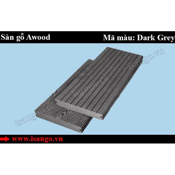 Sàn gỗ Awood MS140S25_Dark Grey