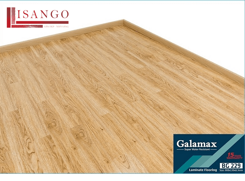 Sàn gỗ Galamax 8mm bản nhỏ