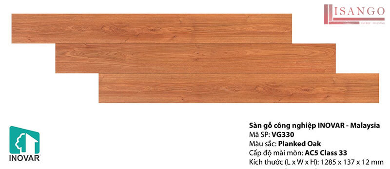 Sàn gỗ Inovar 12mm VG
