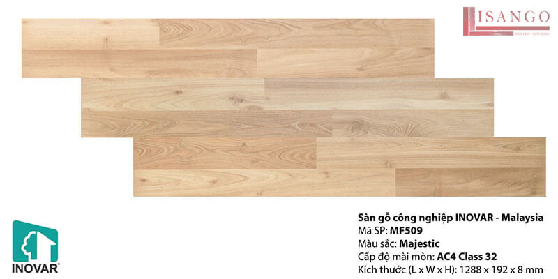 Sàn gỗ Inovar 8mm MF