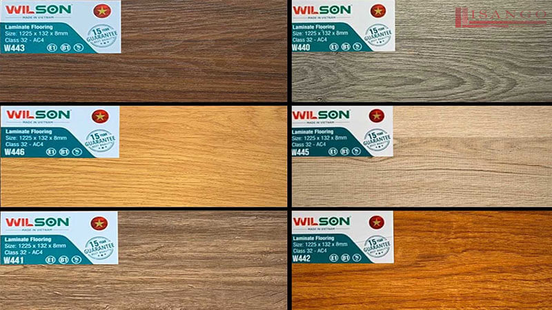 Sàn gỗ Wilson12mm Việt Nam