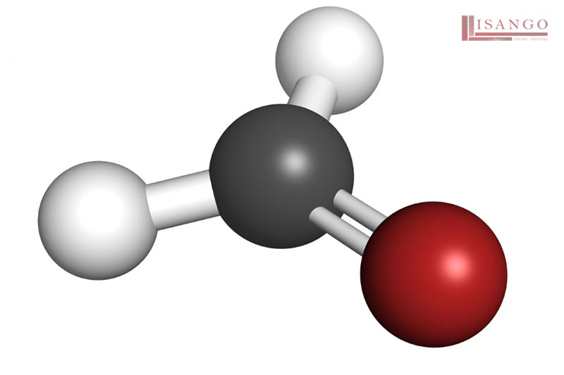 Cấu tạo 3D phân tử khí Formaldehyde